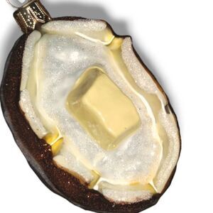 Neiman Marcus Christmas Ornament Baked Potato Glass Collectible‎ 2022 NEW
